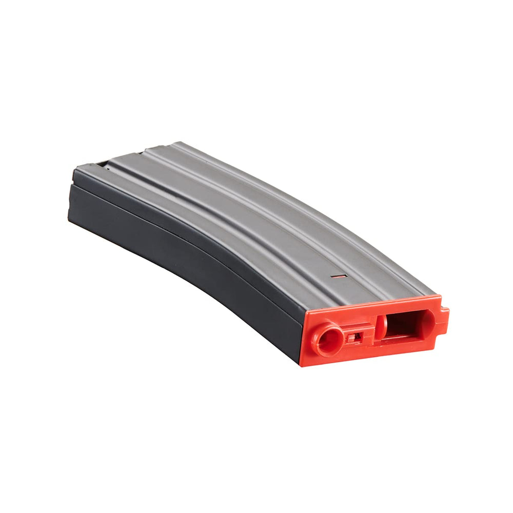 Lancer Tactical magazine next to hand for scale showing compact high-capacity benefit
