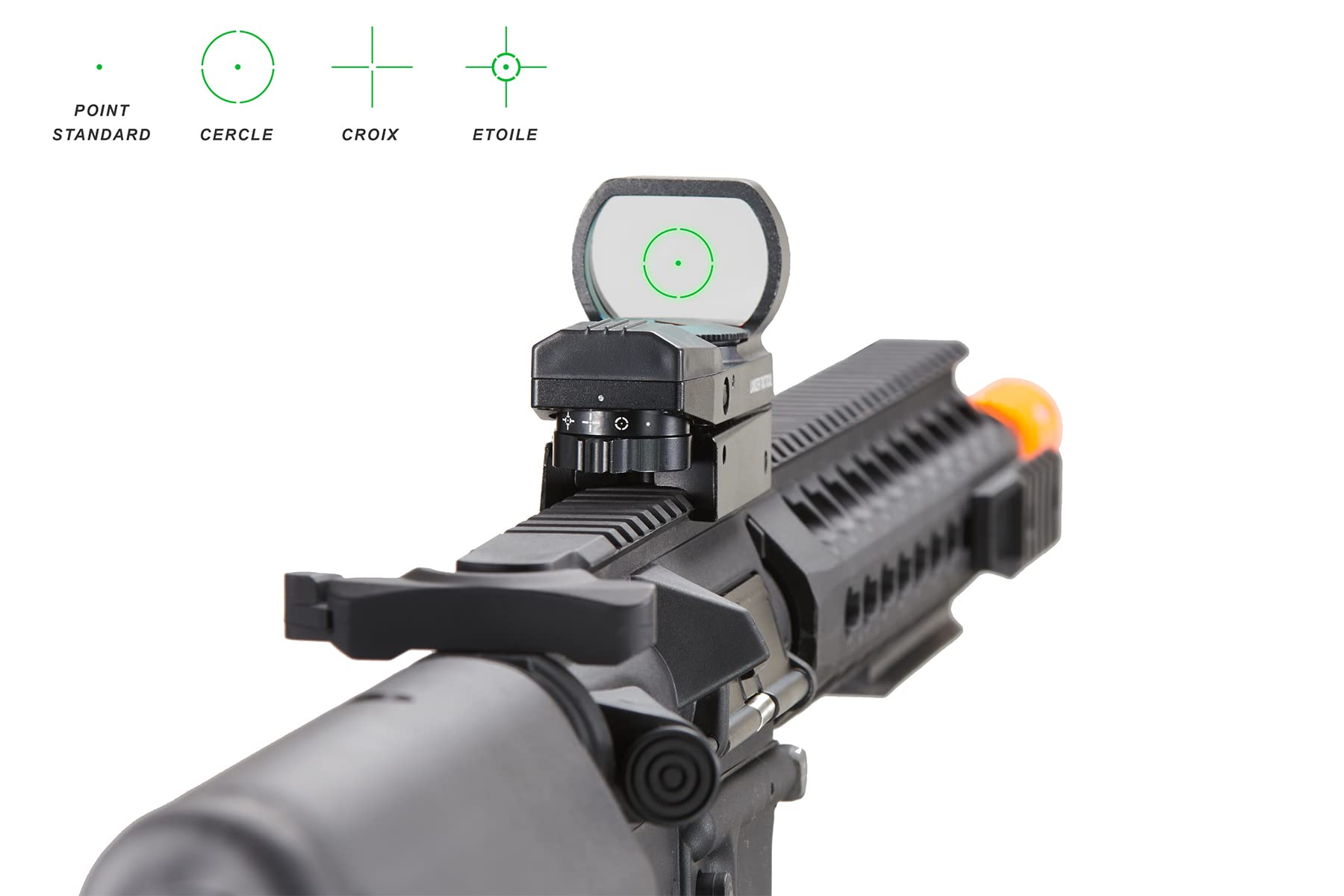 Lancer Tactical sight under simulated wet conditions demonstrating weather resistance