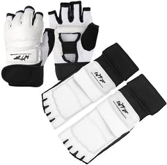 LangRay front view of glove and foot protector set showing full kit and fit benefits