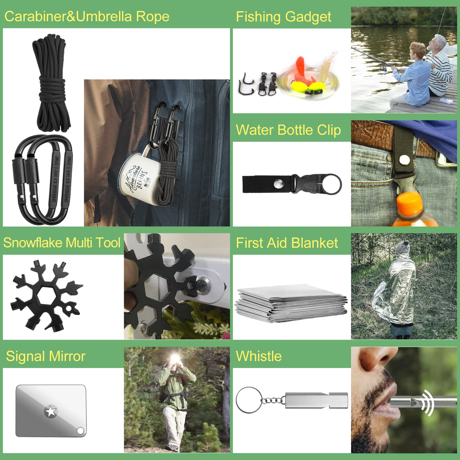 LANKAMO kit held in hand showing size and lightweight benefit for hikers