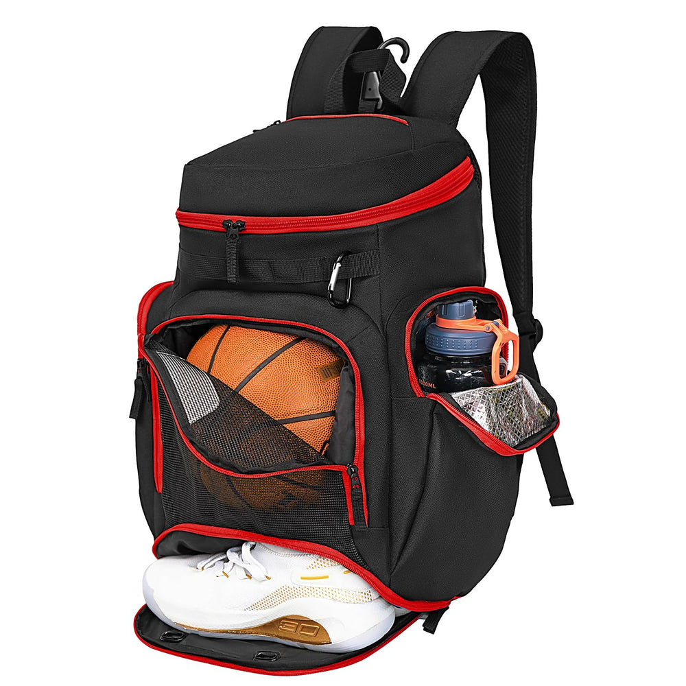 LARIPOP front view showing organized compartments and durable fabric for game-day convenience