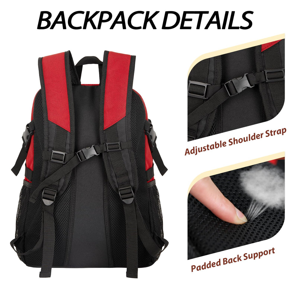 LARIPOP main compartment packed with jerseys and towels for easy storage