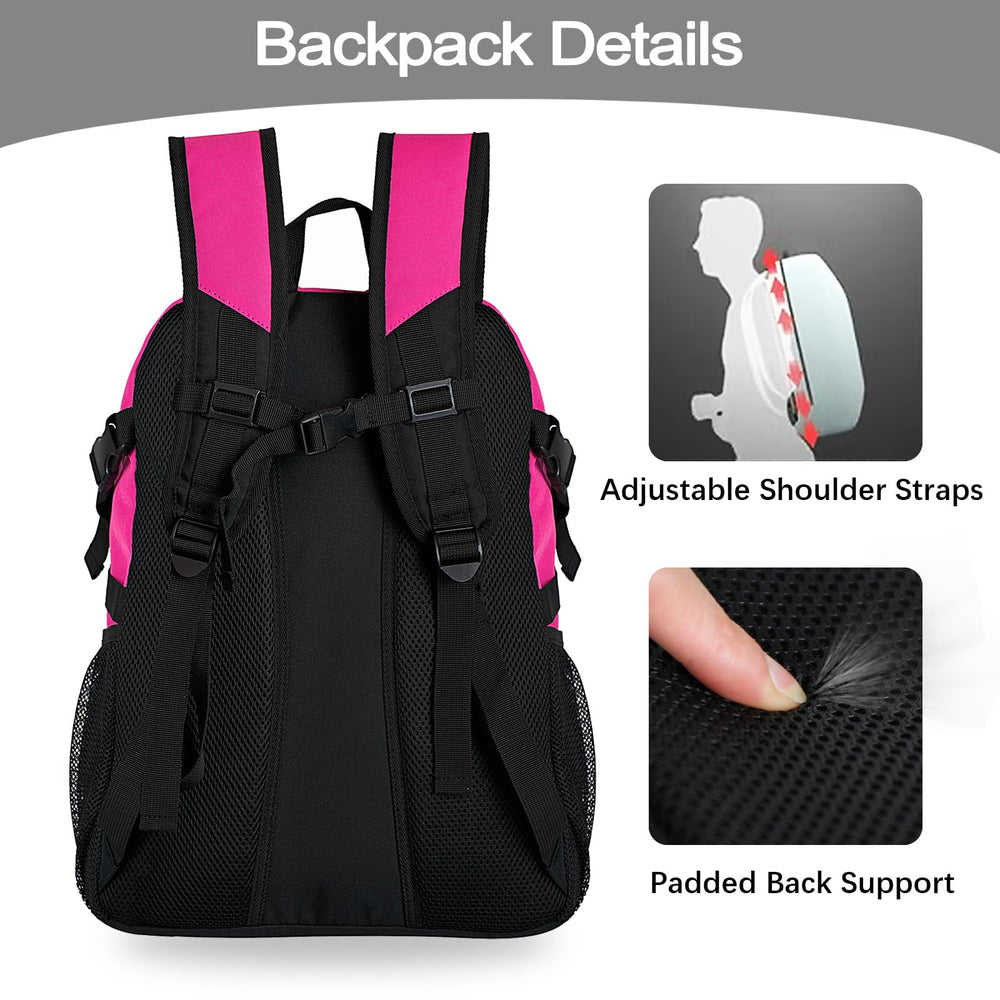 LARIPOP padded straps and mesh back panel providing ergonomic comfort