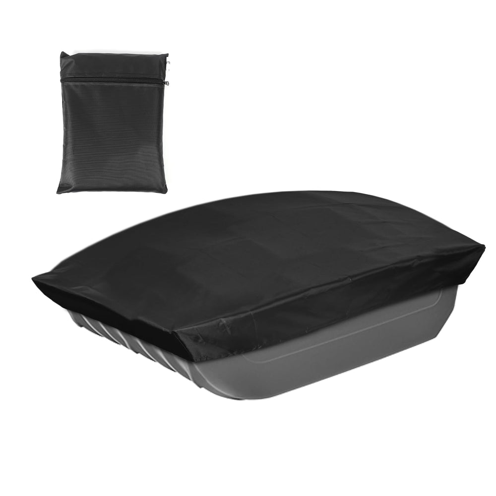 lasuroa front view cover on sled showing full protection benefit