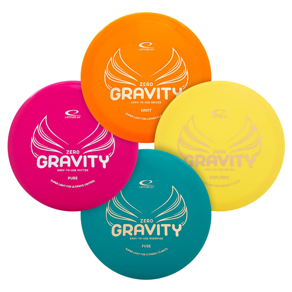 Latitude 64° gravity set front packaging shows full starter bundle and easy setup