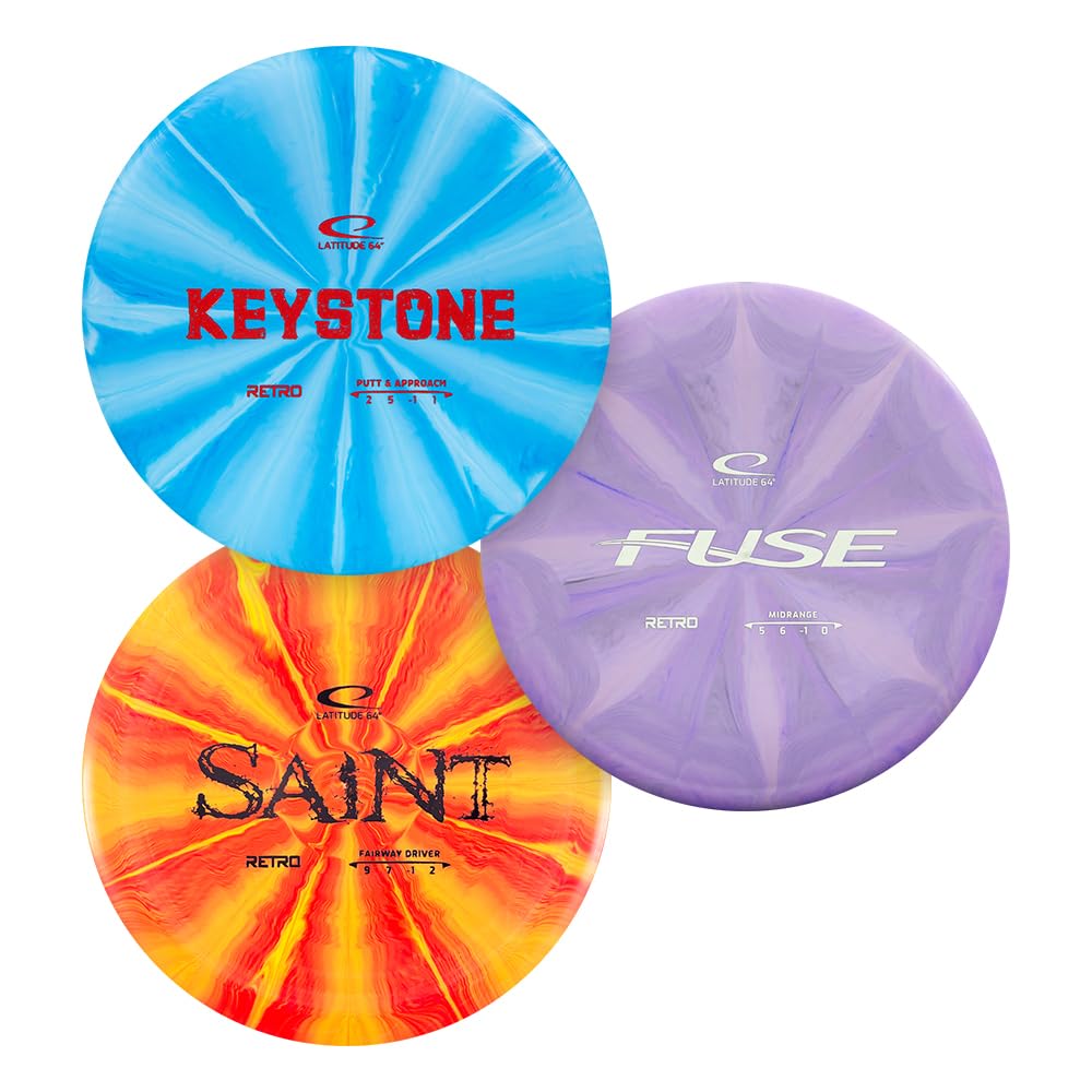Latitude 64 Keystone putter front view showing clear stamp and confident grip benefit