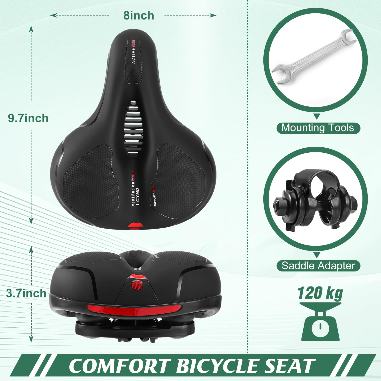 LCYMD side profile highlighting foam thickness and ergonomic contour