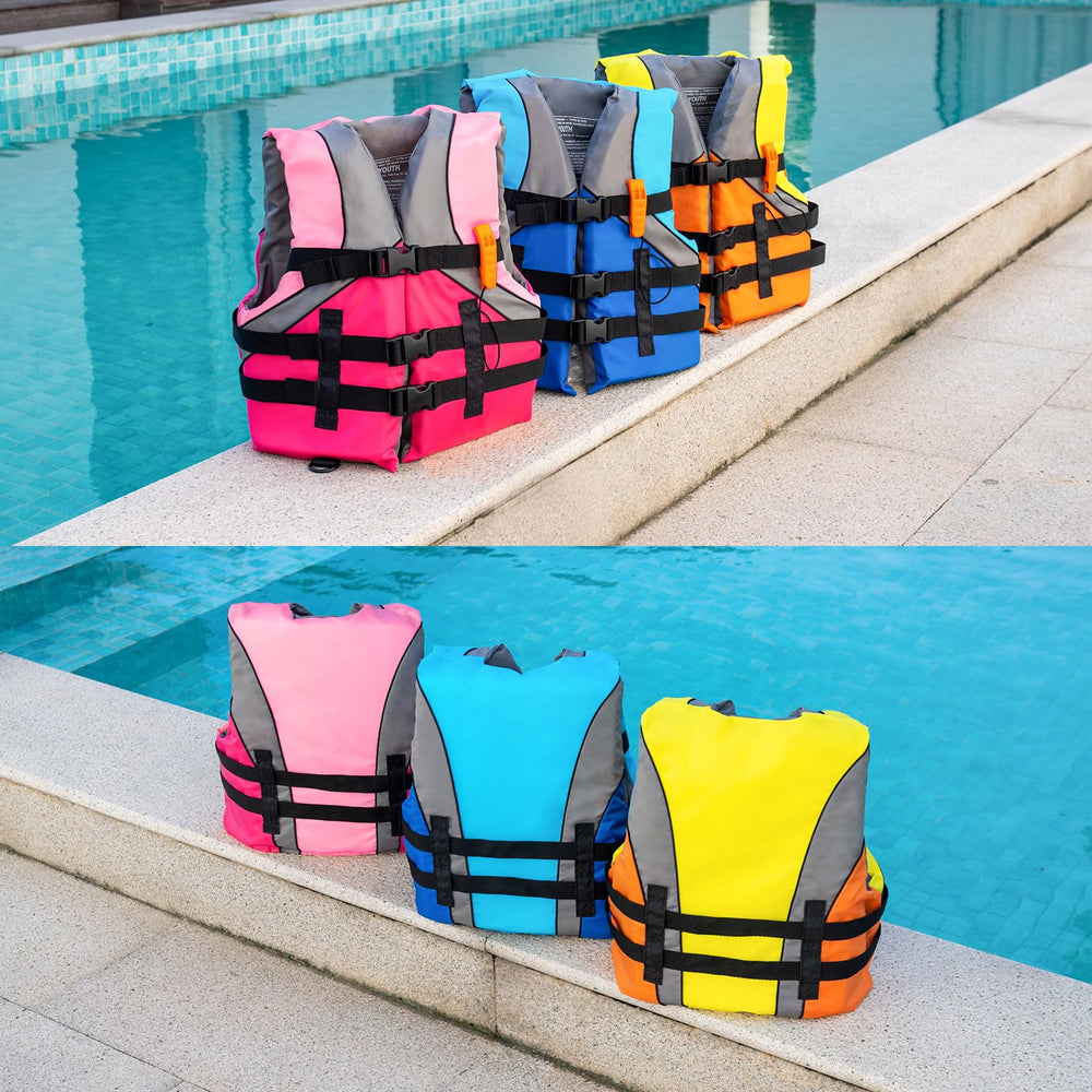 Leader Accessories worn by child kayaking showing mobility and coverage