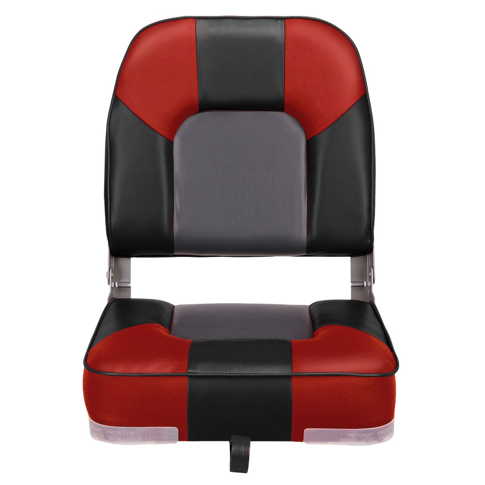Leader Accessories folded seat profile with strap for compact storage and easy transport