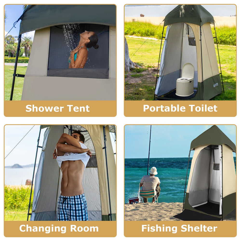 Leader Accessories packed tent in carry bag demonstrating compact transportability