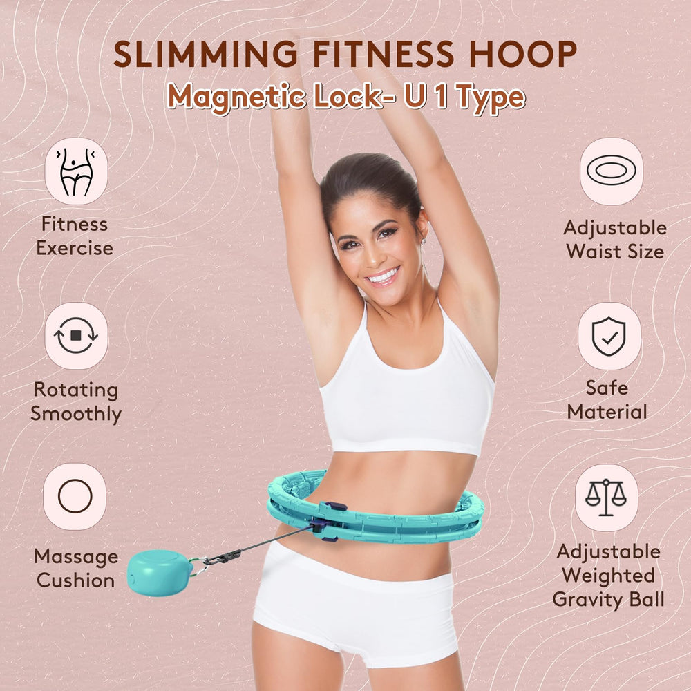 Leann L!fe hoop used outdoors in park illustrating portable exercise benefit