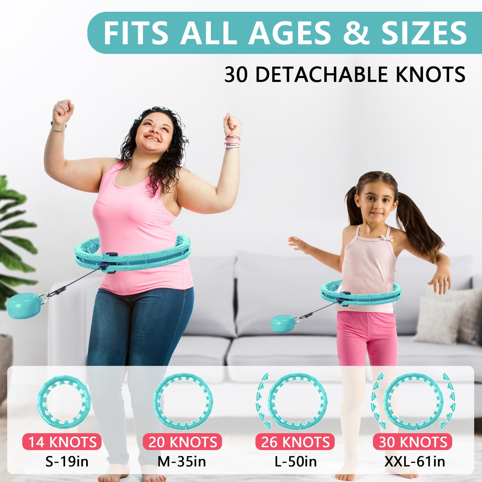 Leann L!fe layout of detachable links showing easy custom sizing and assembly