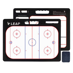 LEAP coach board front view showing full-ice diagram and coaching clarity