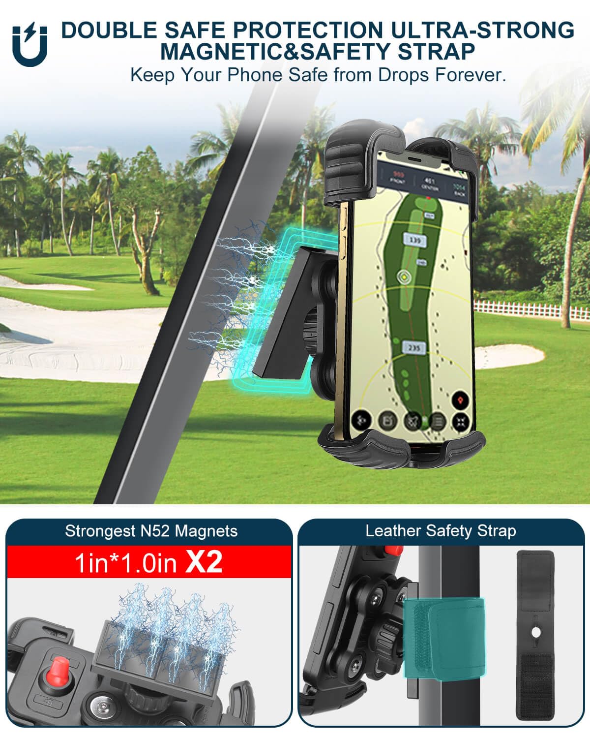 LEAPGOMAX 360° swivel joint demonstration for adjustable viewing angles