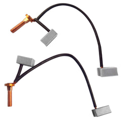 LEAPGOMAX close-up of carbon brush faces showing contact surface, improves electrical reliability