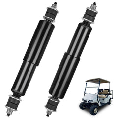LEAPGOMAX packaging showing EZGO TXT shocks and included hardware for quick install
