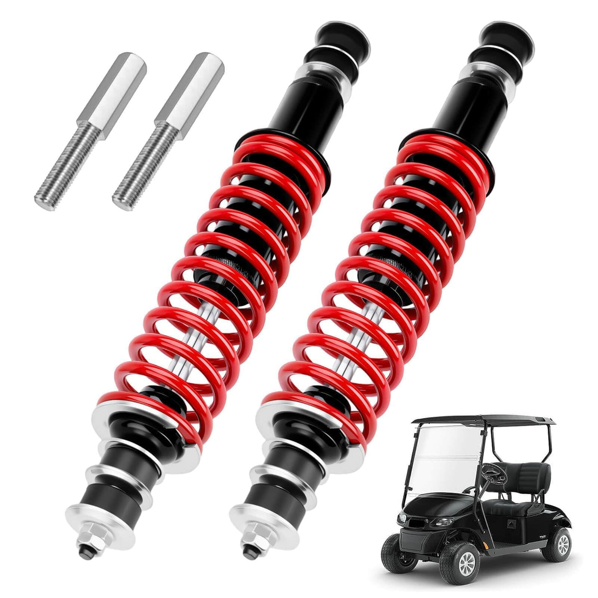 LEAPGOMAX front packaging showing shocks and benefit of ready-to-install kit