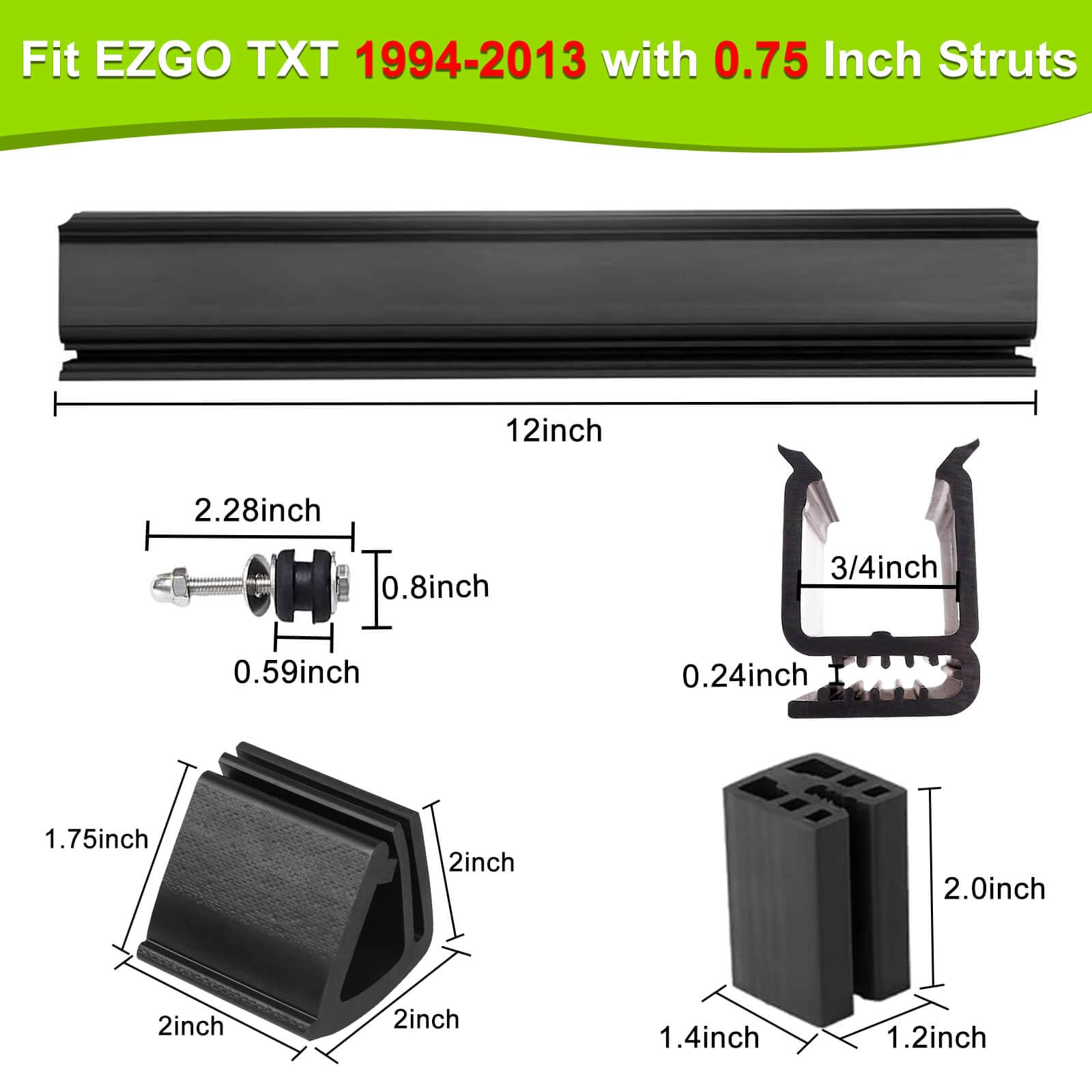 LEAPGOMAX hardware layout with screws and nuts showing complete kit convenience benefit