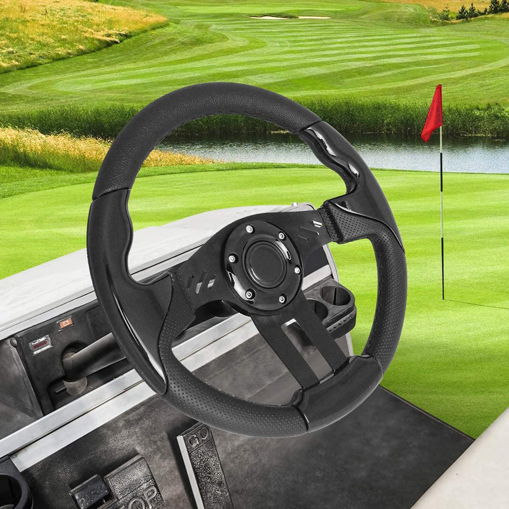 LEAPGOMAX in use with driver hands demonstrating improved control