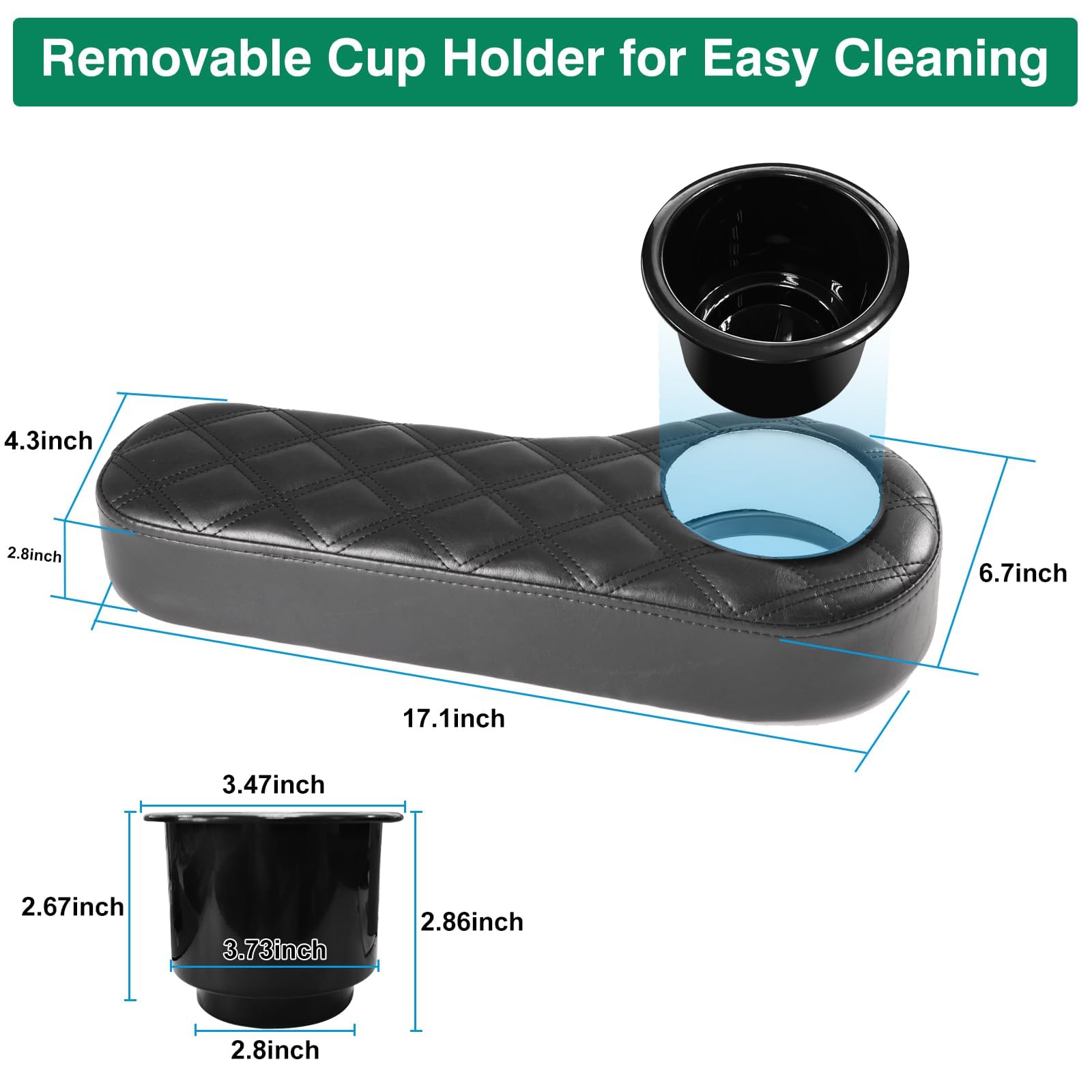 LEAPGOMAX included hardware and packaging for easy no-drill installation