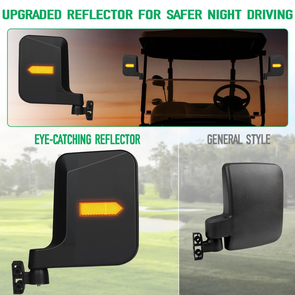LEAPGOMAX rear-view wide-angle lens displaying 180-degree field of view benefit