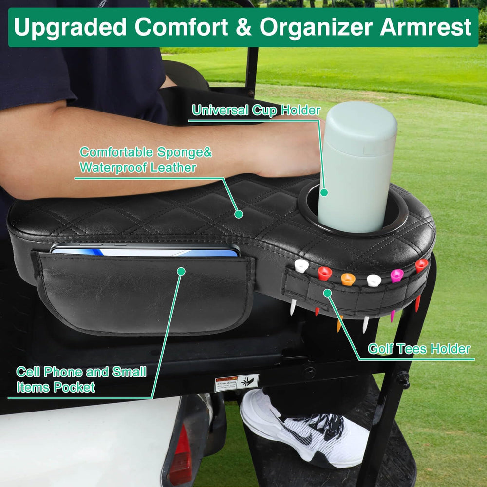 LEAPGOMAX close-up of molded cup holder for spill-resistant convenience