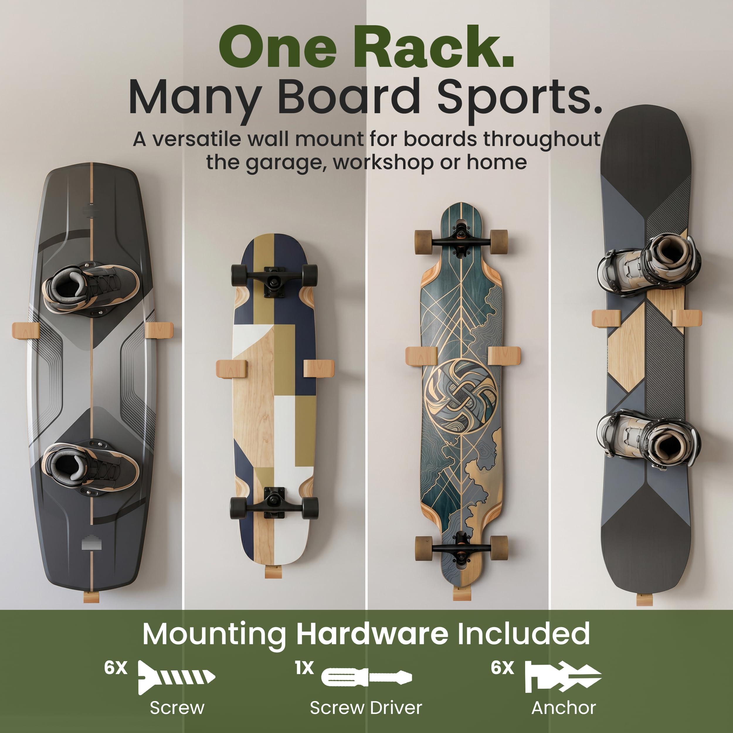 LEAPOAK scale comparison with longboard showing size and fit