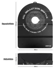LEBYCLE folded compact in hand for easy storage and transport