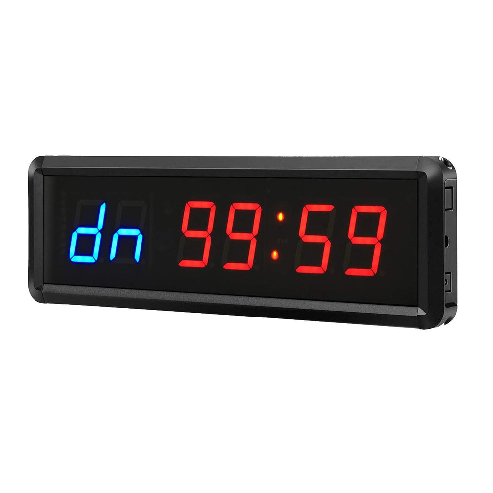 Ledbrigym size comparison with hand showing compact wall-clock scale