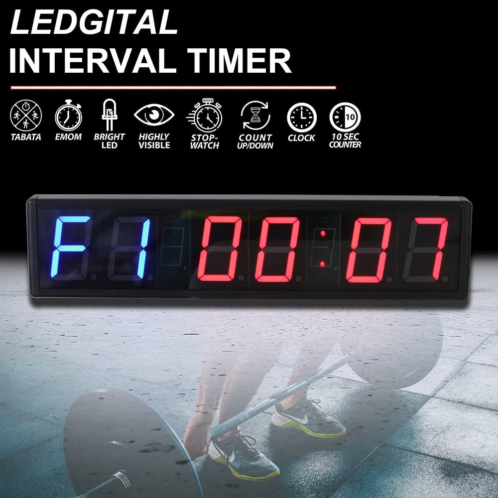 Ledgital close-up of LED digits showing clear visibility and quick readability