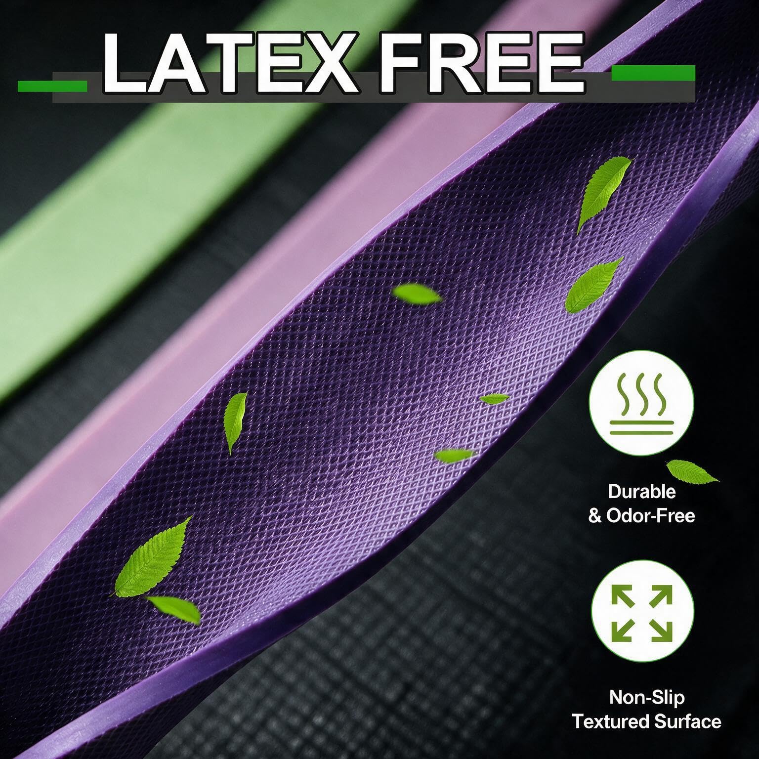 LEEKEY gym lifestyle shot with bands used in a full-body training session