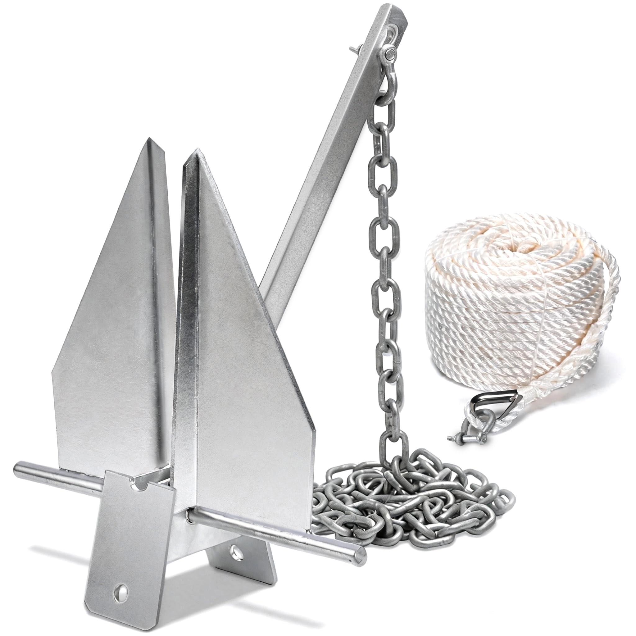 Leero front view of complete anchor kit showing all included components and reliability