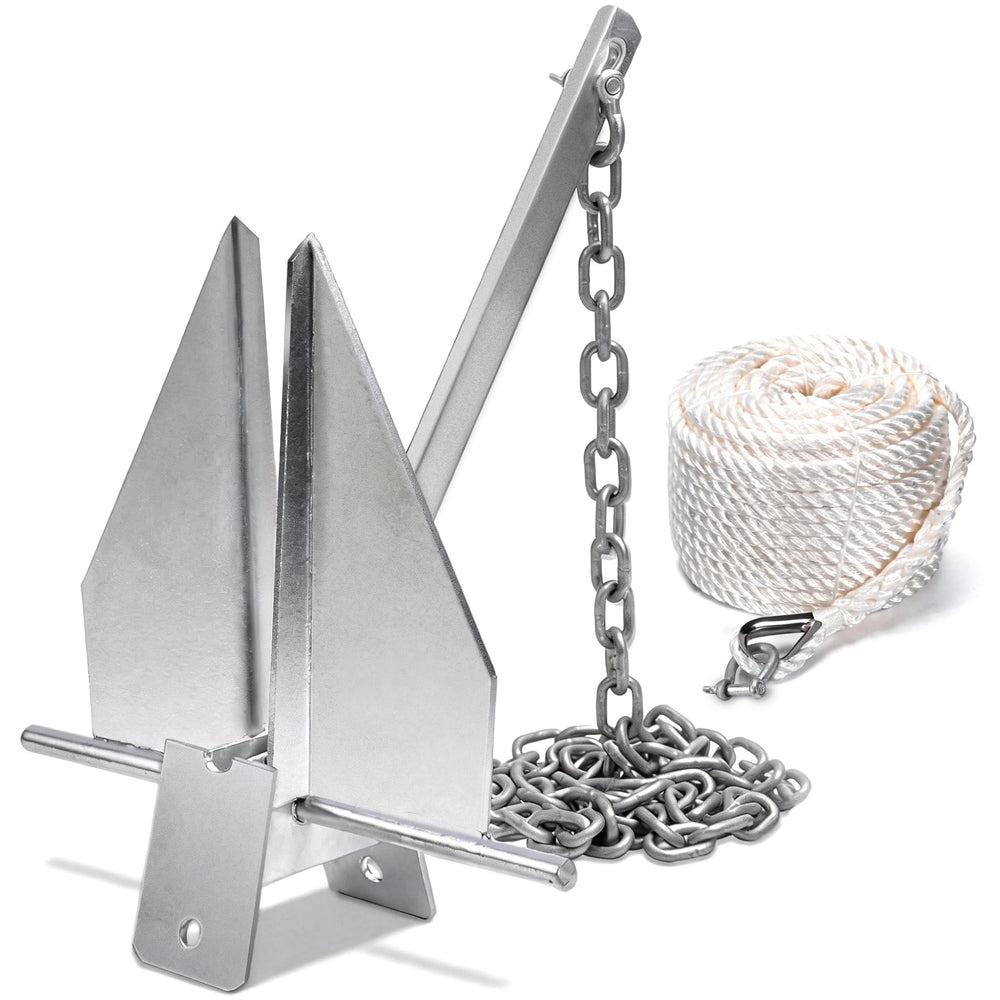 Leero front view of complete anchor kit showing all included components and reliability