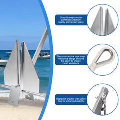 Leero shackle connection showing secure attachment and dependable strength