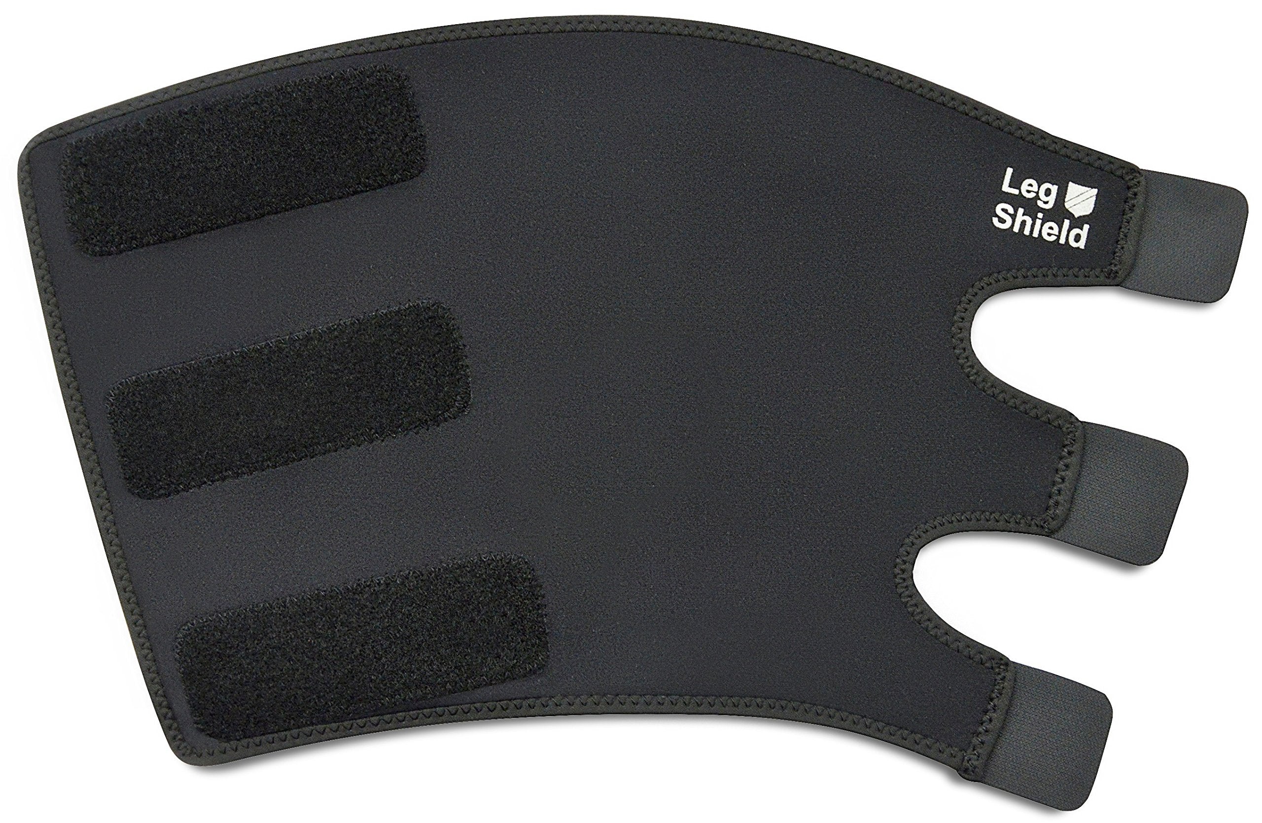 Leg Shield scale on leg illustrating size fit and coverage