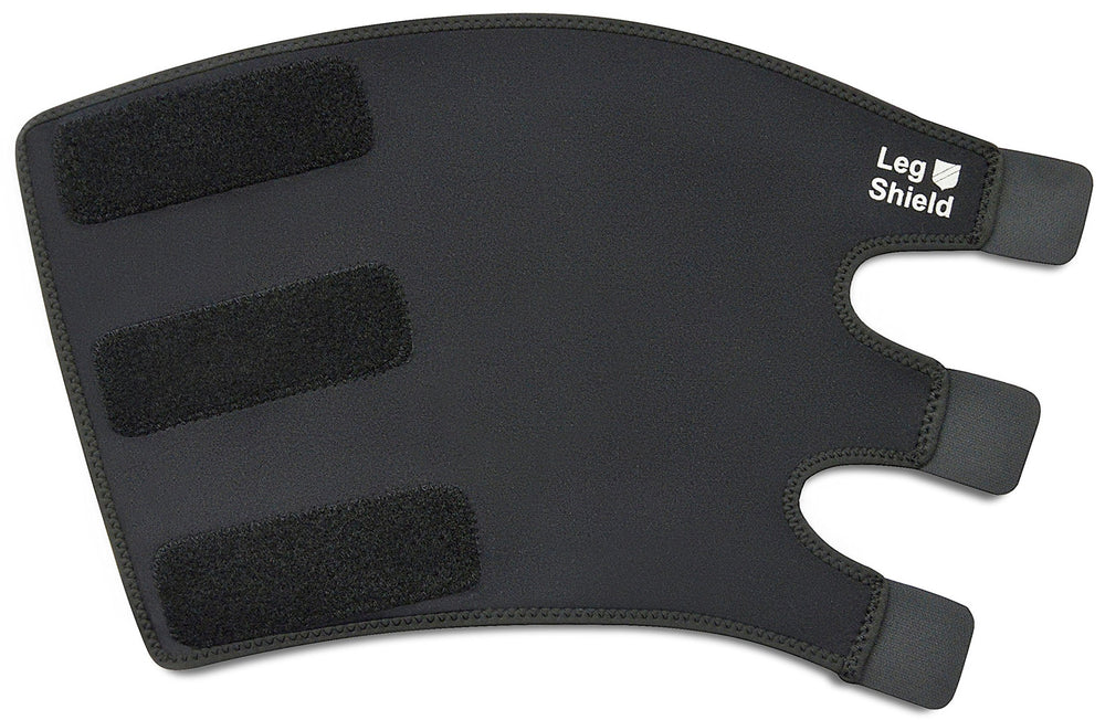 Leg Shield scale on leg illustrating size fit and coverage
