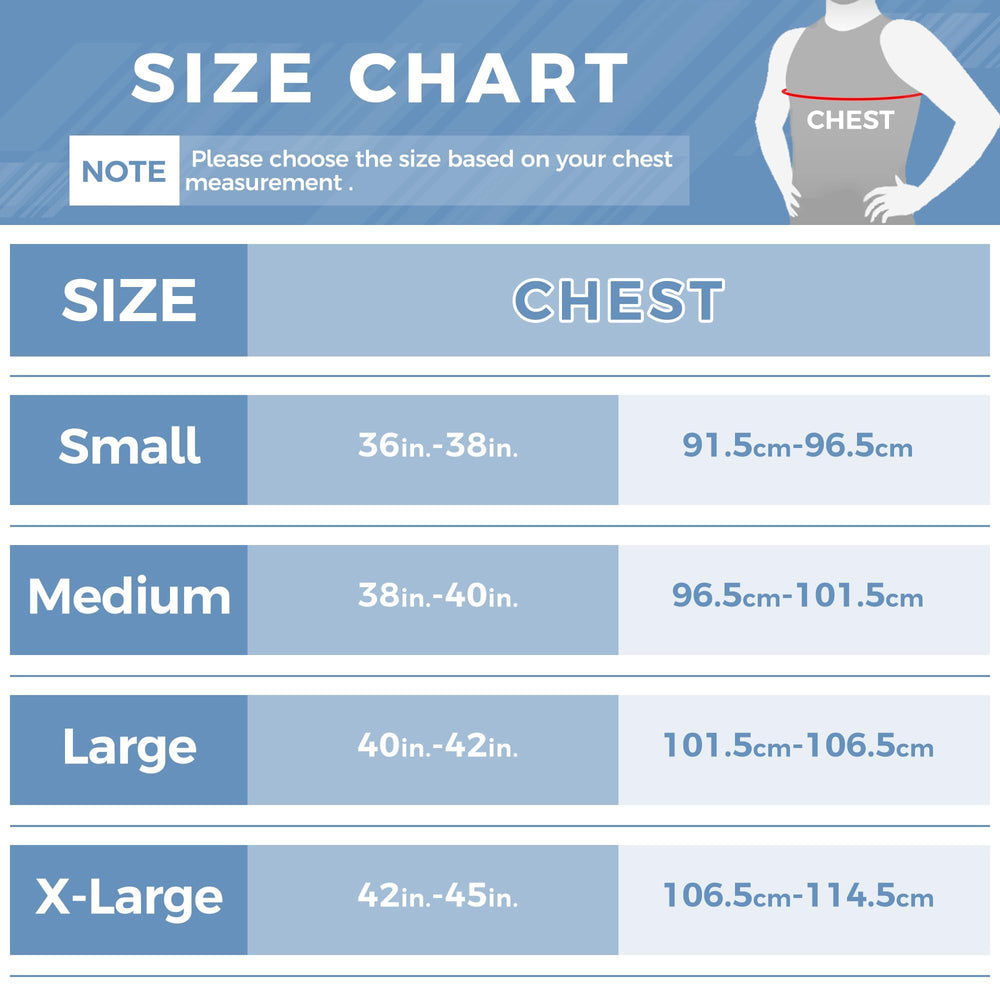 Legendfit flat-lay with size scale for fit and coverage reference