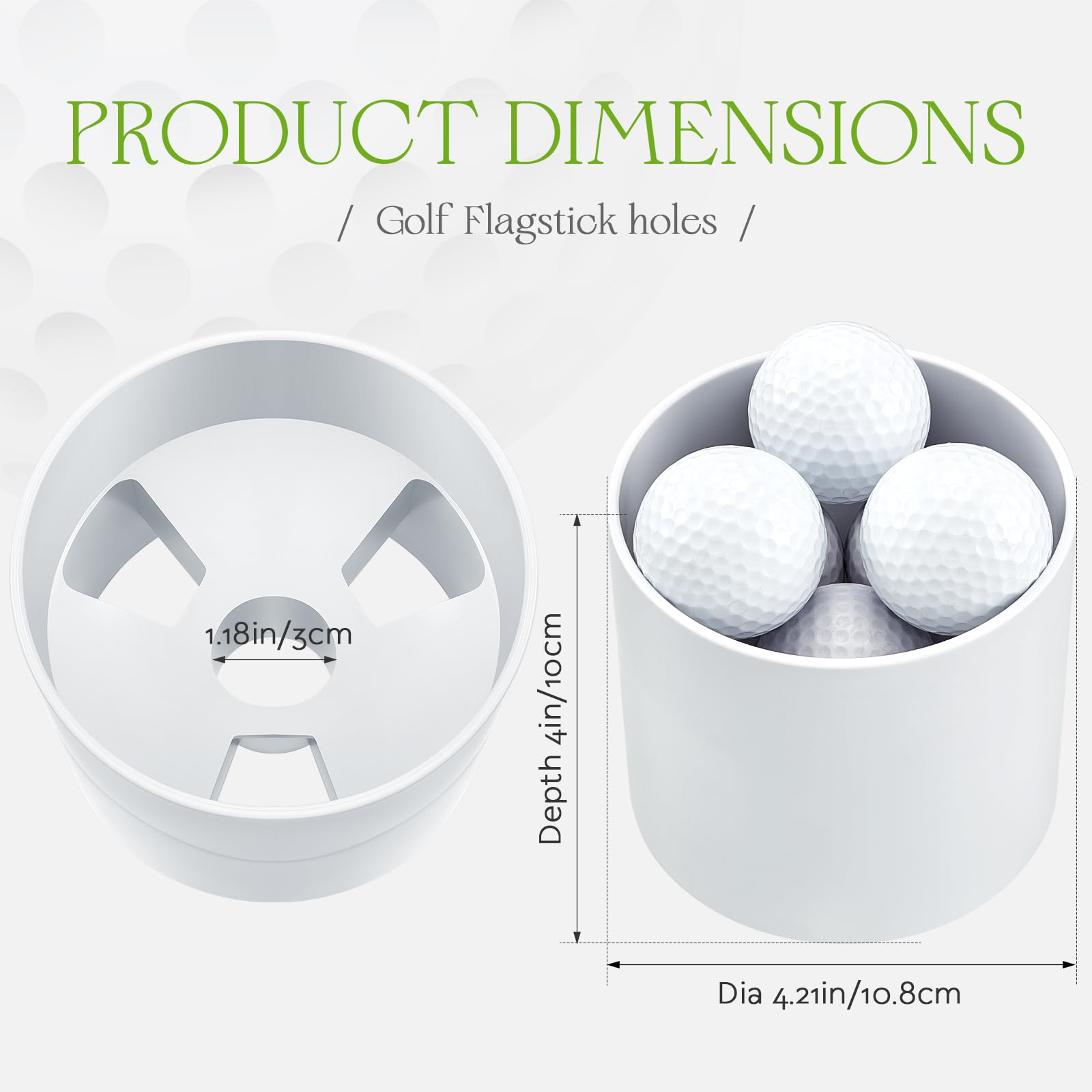 Leitee close-up of rim and three drain holes showing durable ABS construction benefit