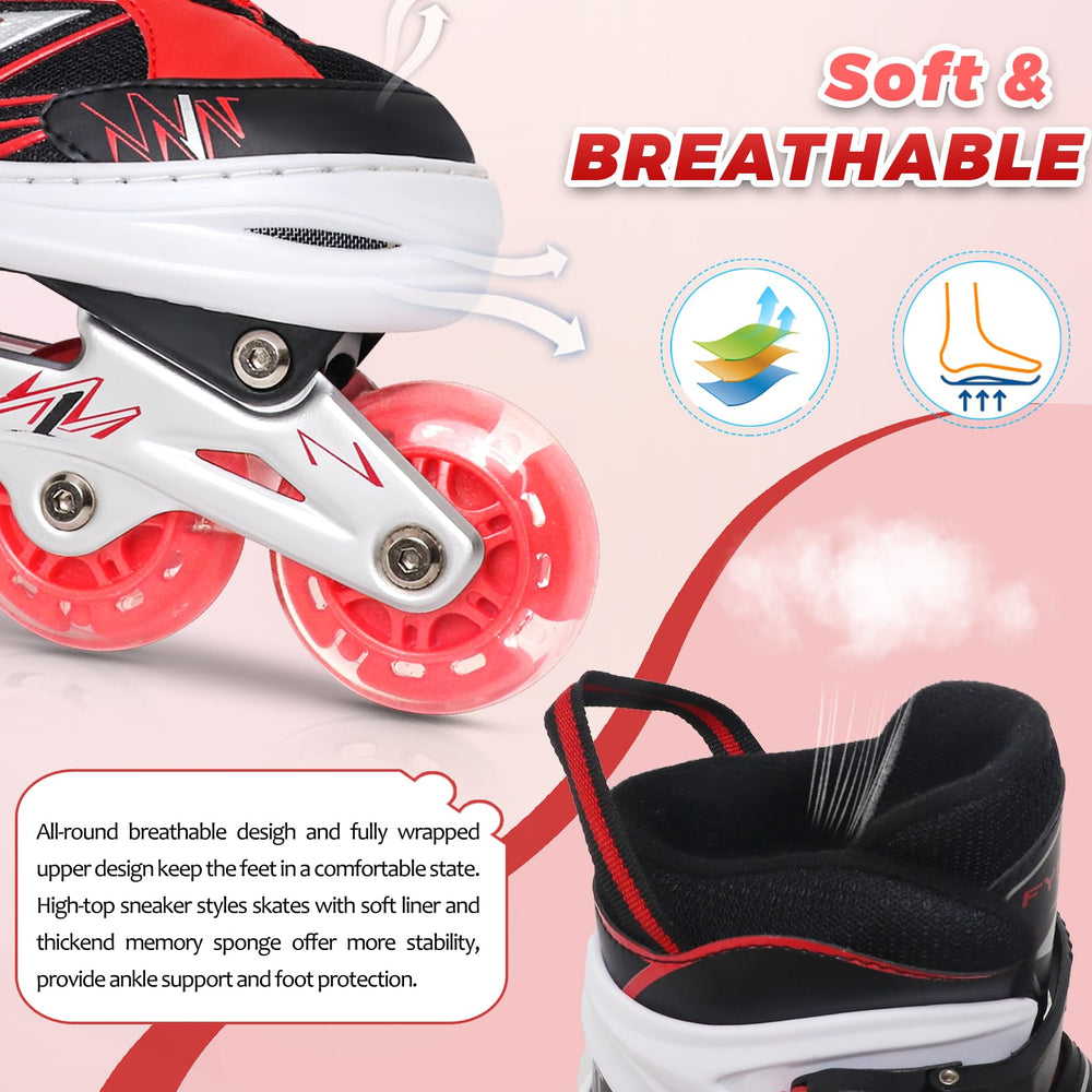 LEJIJIT size adjustment button extended to fit growing feet easily