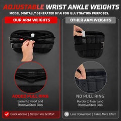 LEKÄRO one-hand release tab in use for quick adjustments between exercises and sets