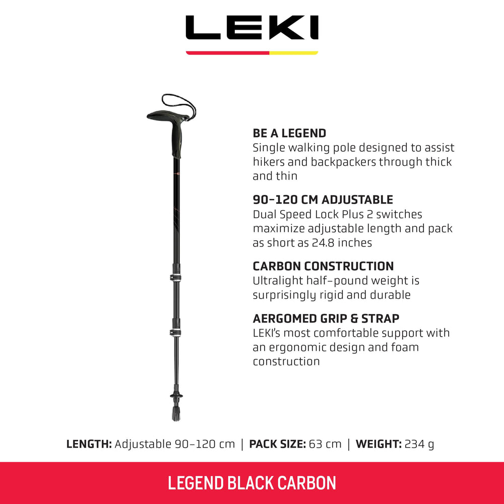 LEKI Legend close-up of Aergomed grip for comfortable hand support