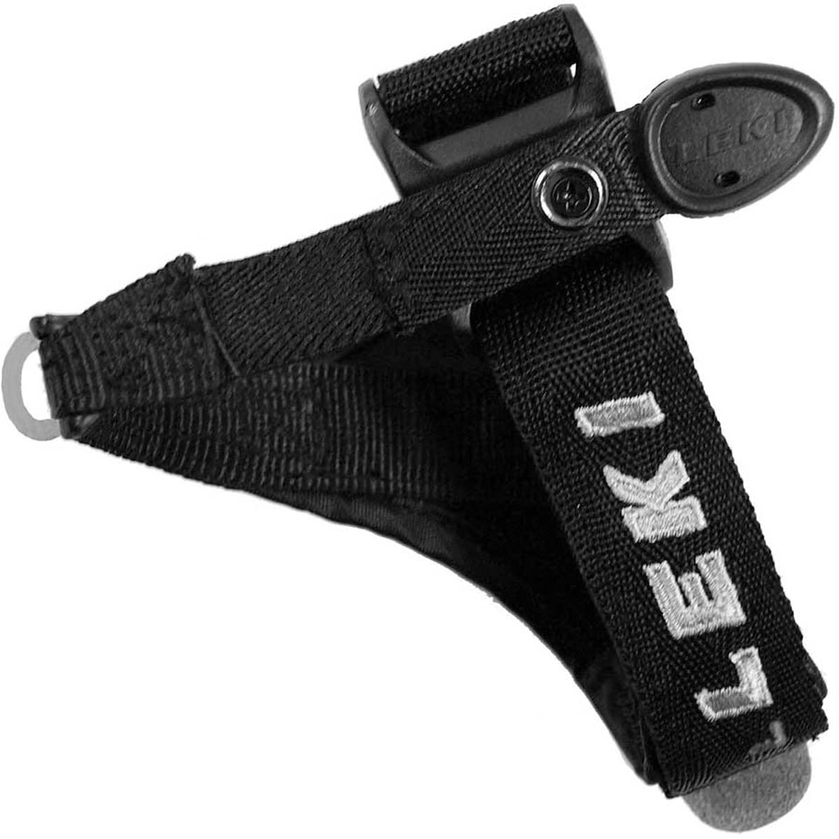 LEKI ski poles front view showing Shark loop and ergonomic grip for quick secure handling