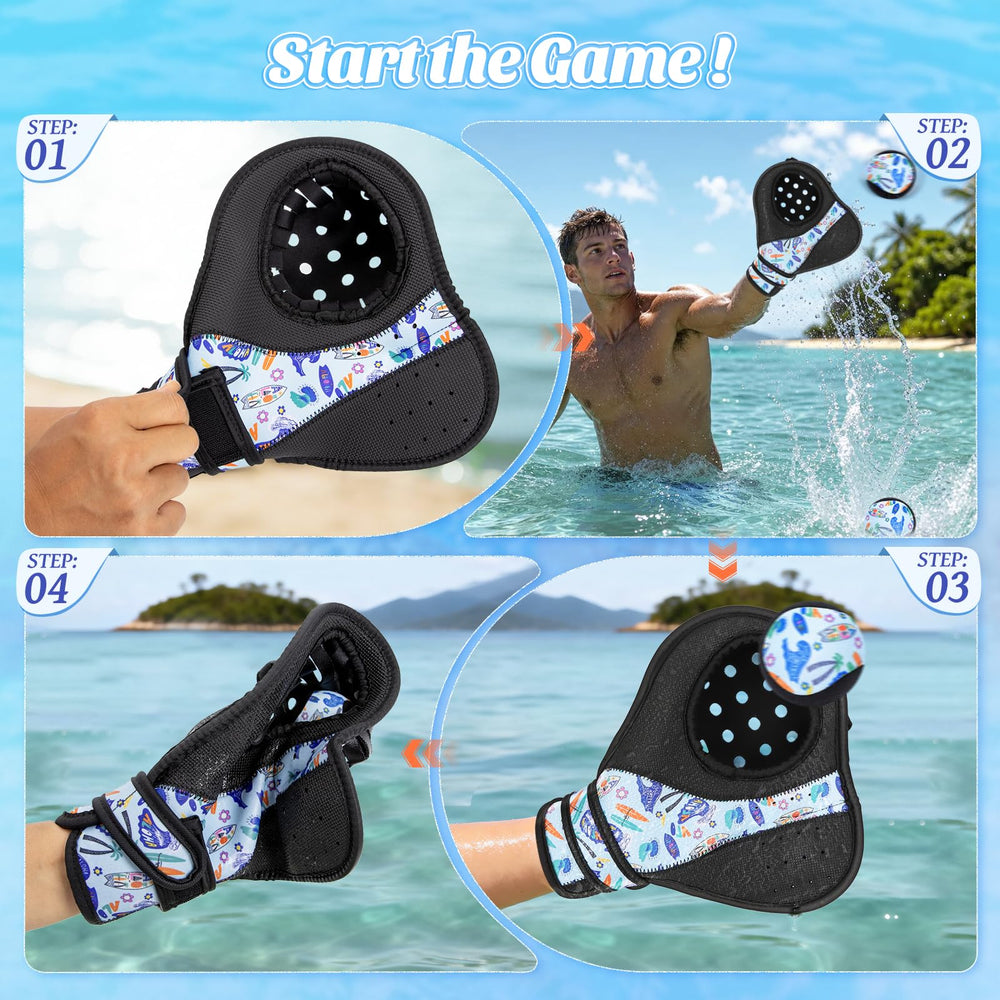 LEMEWEL floating ball on water showing visibility and easy retrieval