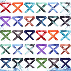 Lenwen front packaging showing 30 tie-dye cooling neck wraps and bright colors for easy distribution