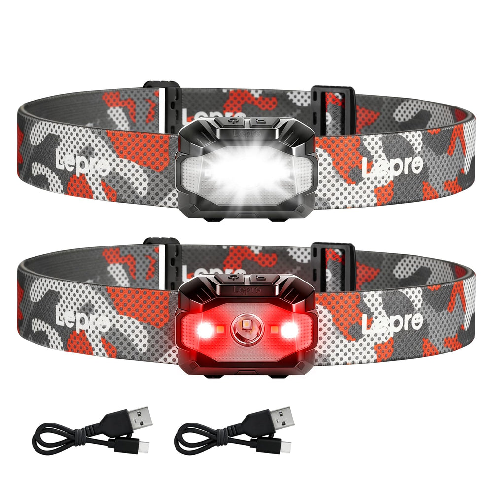 Lepro front packaging view highlighting the 300-lumen dual power benefit