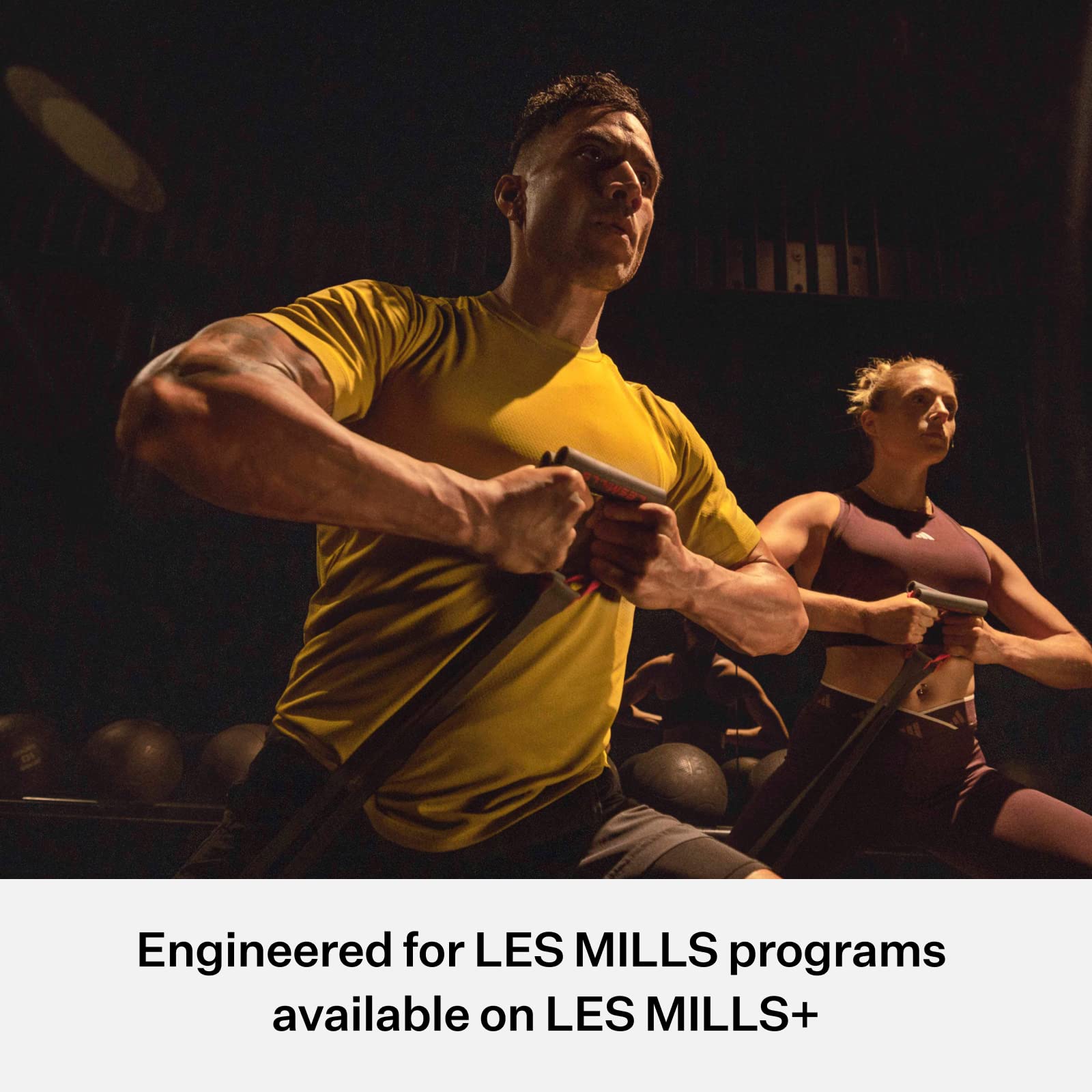 Les Mills SMARTBAND packaging with warranty card emphasizing product durability assurance