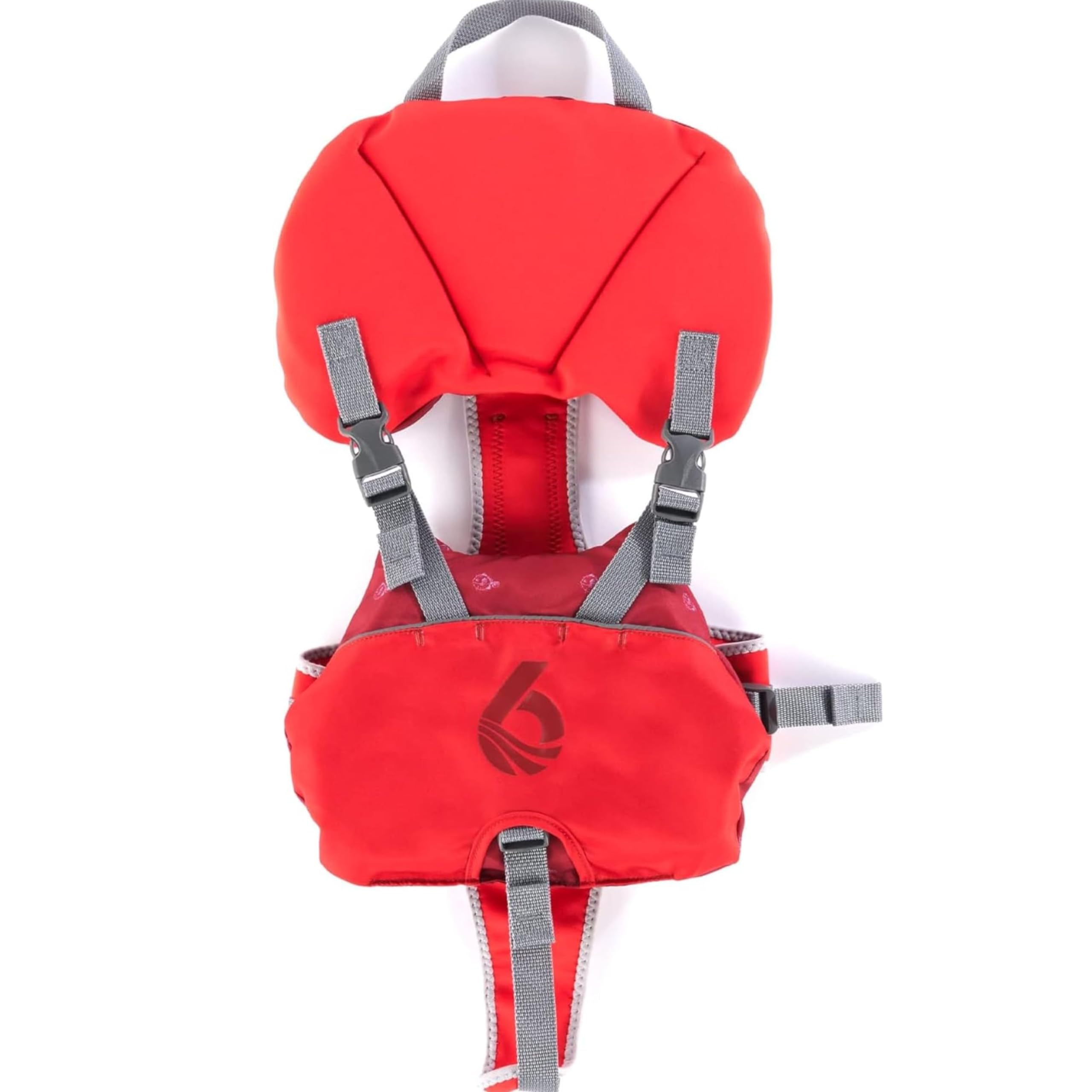 Level Six puffer front view showing snug fit and easy adjustment