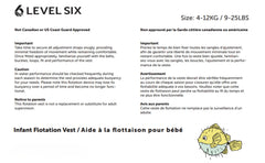 Level Six puffer side buckle and strap for quick on and off