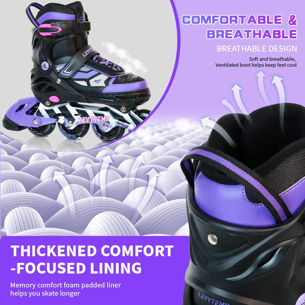 LEVYTEMP triple-lock strap and cam buckle close-up showing secure ankle support