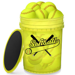 Lewtemi front view of 18-pack and storage bucket showing organized set benefits